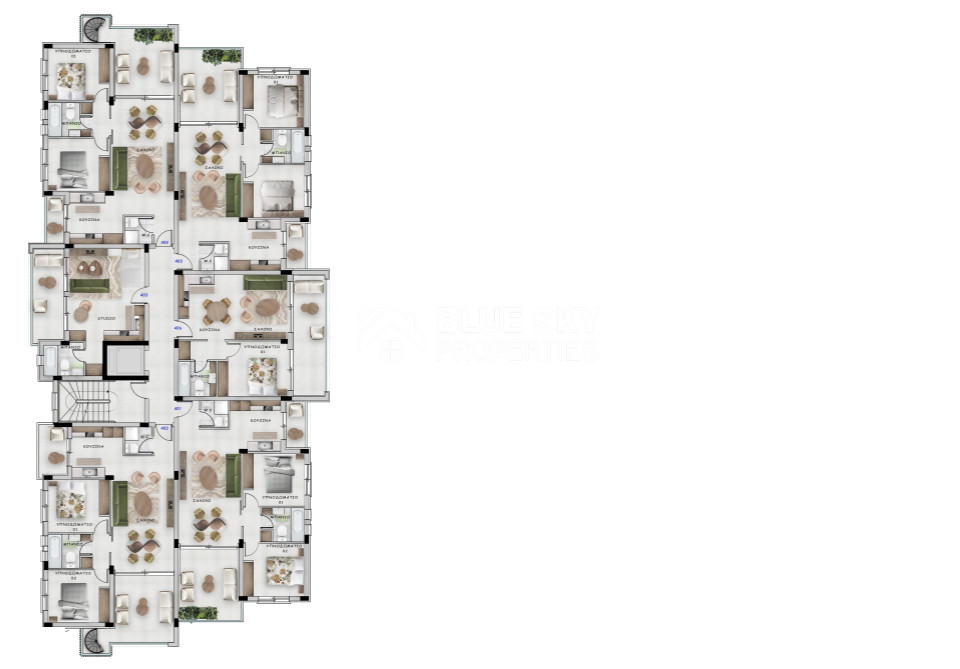 2-Bedroom Apartment with Private Roof Garden in Ypsonas