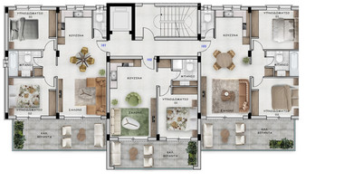 2-Bedroom Apartment with Covered and Uncovered Verandas