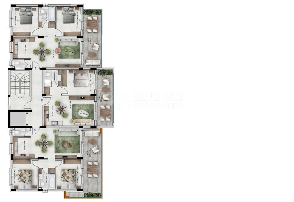2-Bedroom Apartment on the Second Floor in Block D
