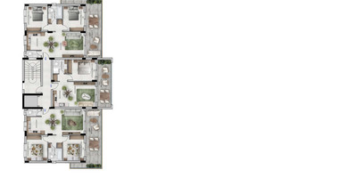 2-Bedroom Apartment with Two Outdoor Areas in Block D