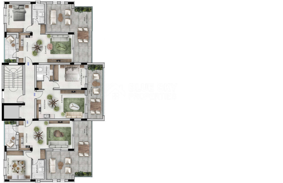1-Bedroom Apartment with Spacious Veranda in Block D