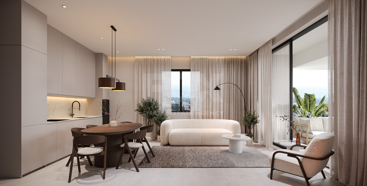 One-Bedroom Boutique Apartment with Sea Views and Wellness Facilities in Geroskipou on the third floor , for sale