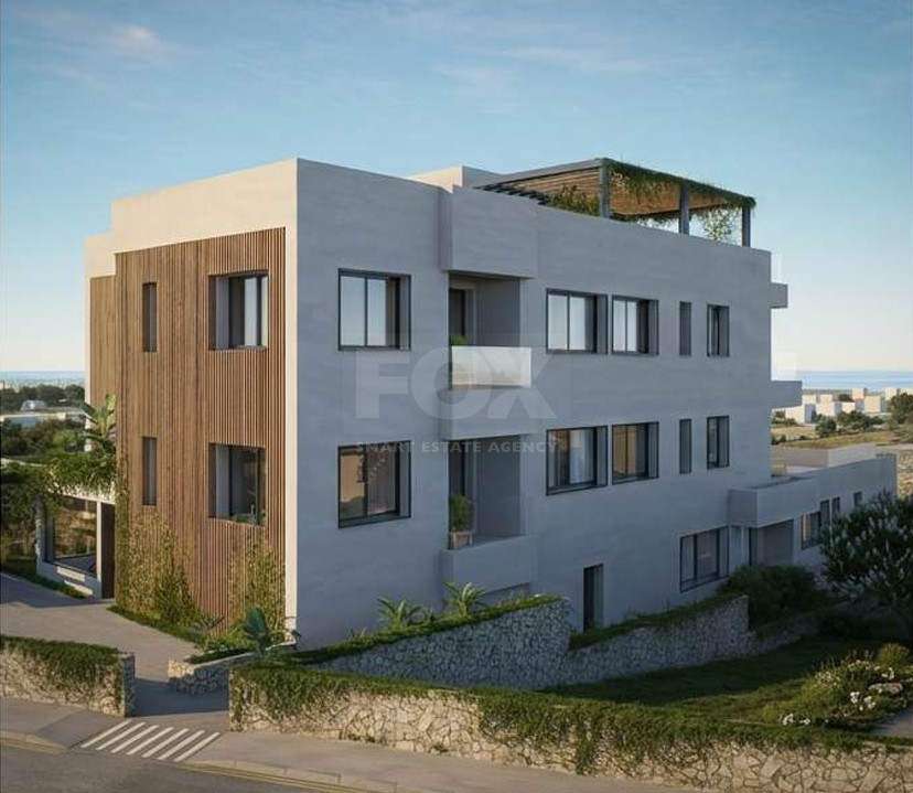 One-Bedroom Boutique Apartment with Sea Views and Wellness Facilities in Geroskipou on the third floor , for sale