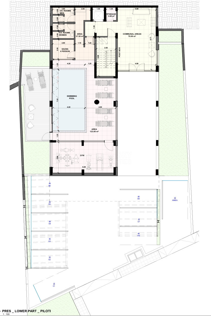 One-Bedroom Boutique Apartment with Sea Views and Wellness Facilities in Geroskipou on the third floor , for sale