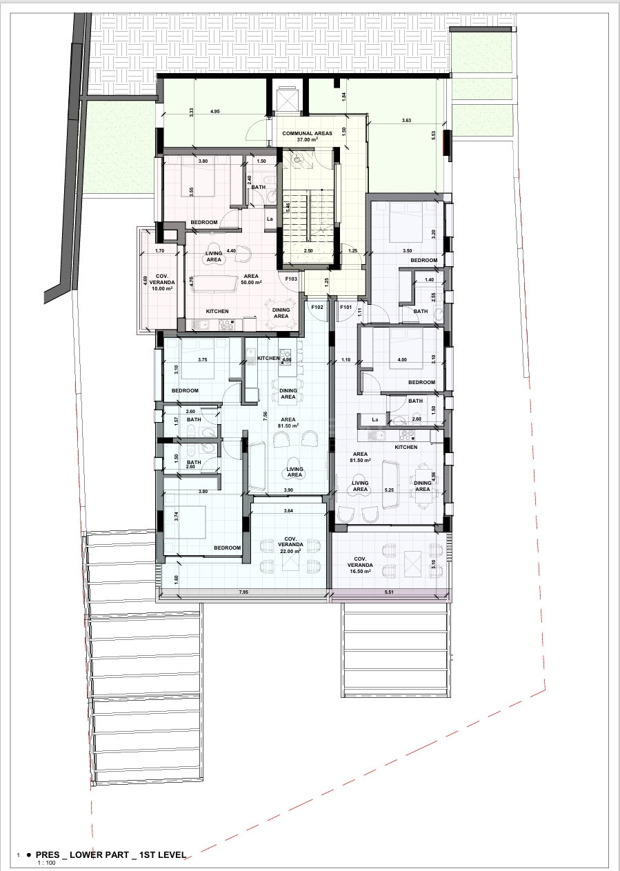 One-Bedroom Boutique Apartment with Sea Views and Wellness Facilities in Geroskipou on the third floor , for sale