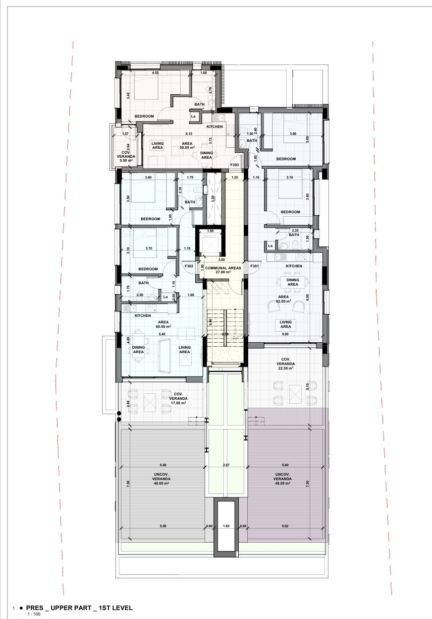 Mieszkanie 1 pokój 59 m² Yeroskipou, Cypr