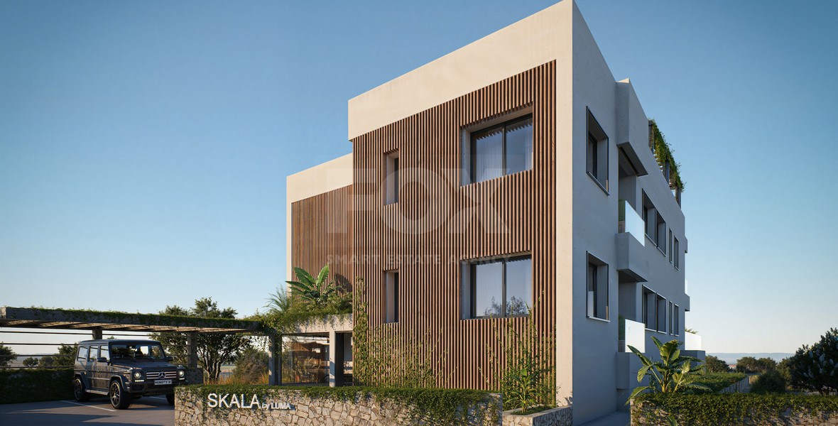 Two Bedroom Apartment on the fourth floor in Geroskipou Building , for sale