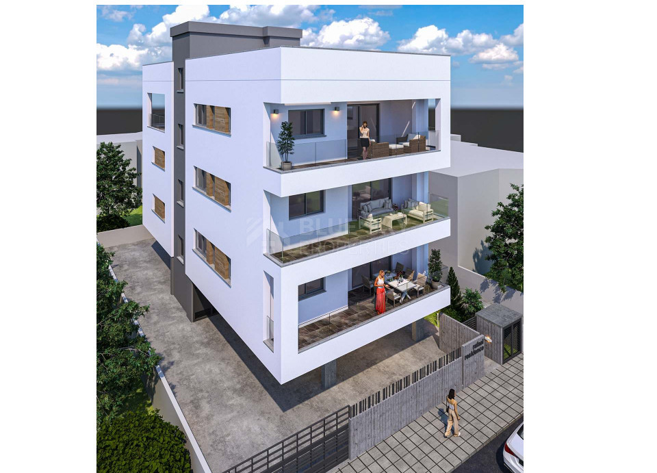 1-Bedroom Apartment with Covered Veranda in Ypsonas