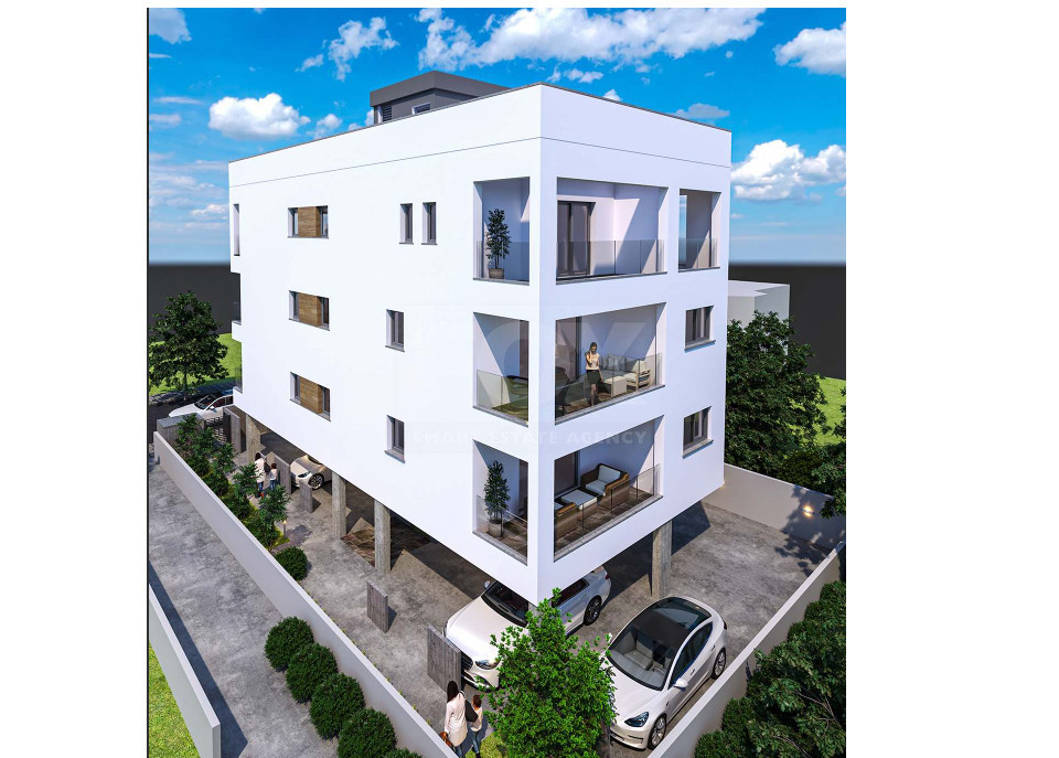 1-Bedroom Apartment with Covered Veranda in Ypsonas