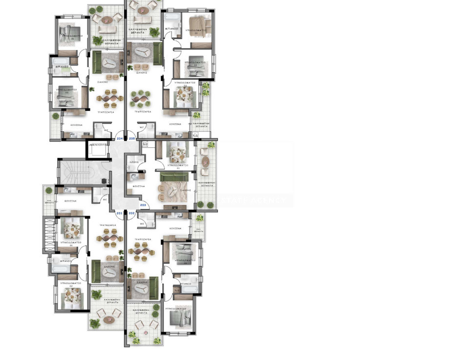 Spacious 2-Bedroom Apartment with Two Covered Verandas
