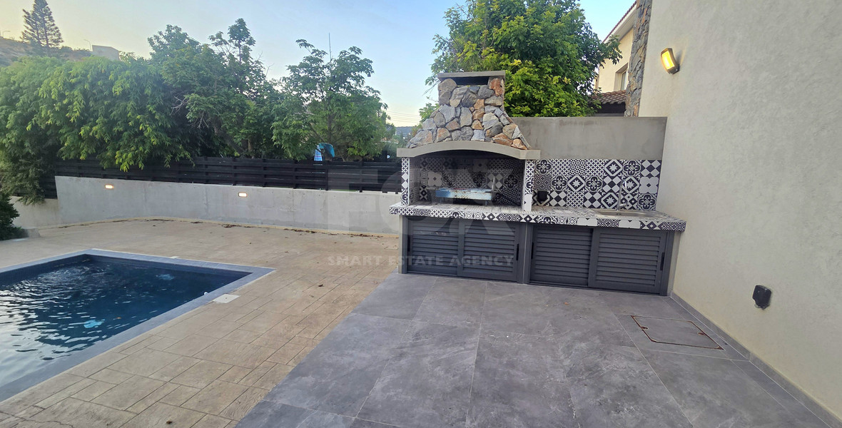 Luxury 5+1 Bedroom Detached Villa with Private Pool for Rent in Agios Tychonas, Limassol