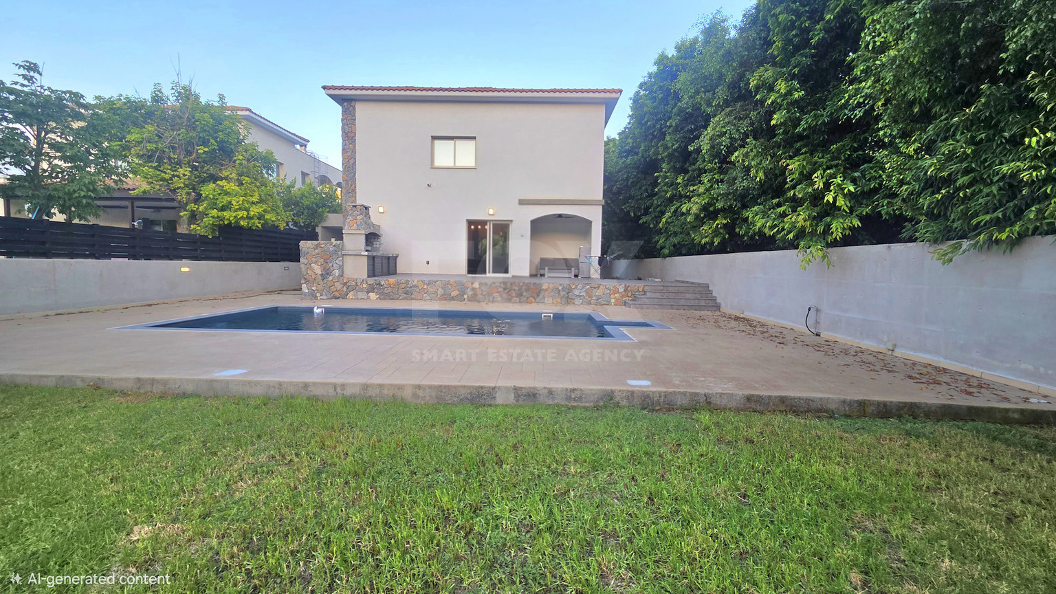 Luxury 5+1 Bedroom Detached Villa with Private Pool for Rent in Agios Tychonas, Limassol