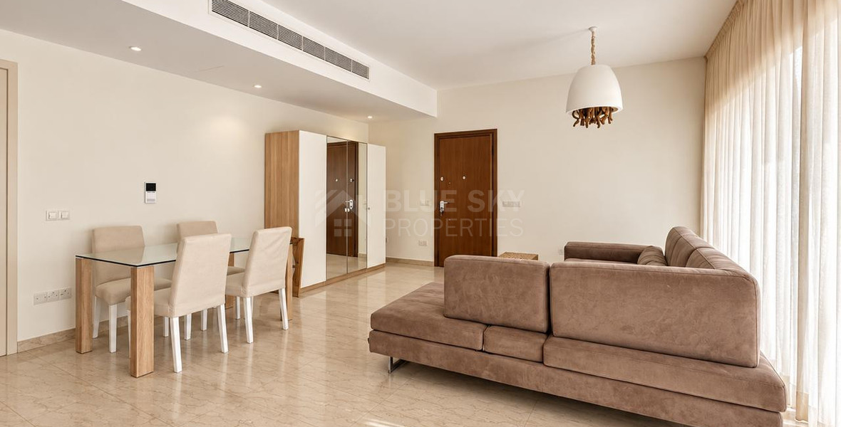 Luxury Three-Bedroom Apartment for Rent in Limassol Marina Walking Distance to the Beach