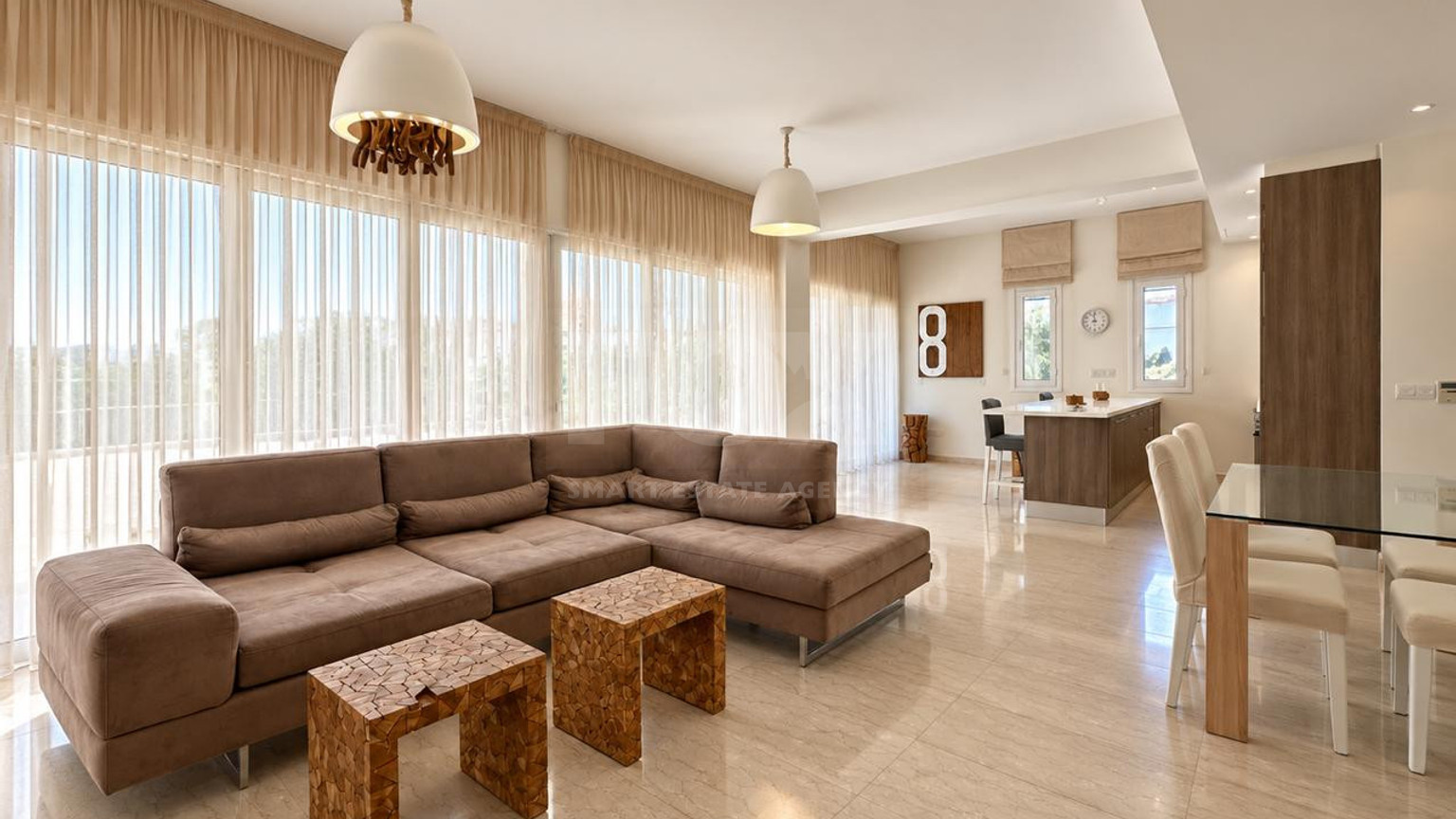 Luxury Three-Bedroom Apartment for Rent in Limassol Marina Walking Distance to the Beach