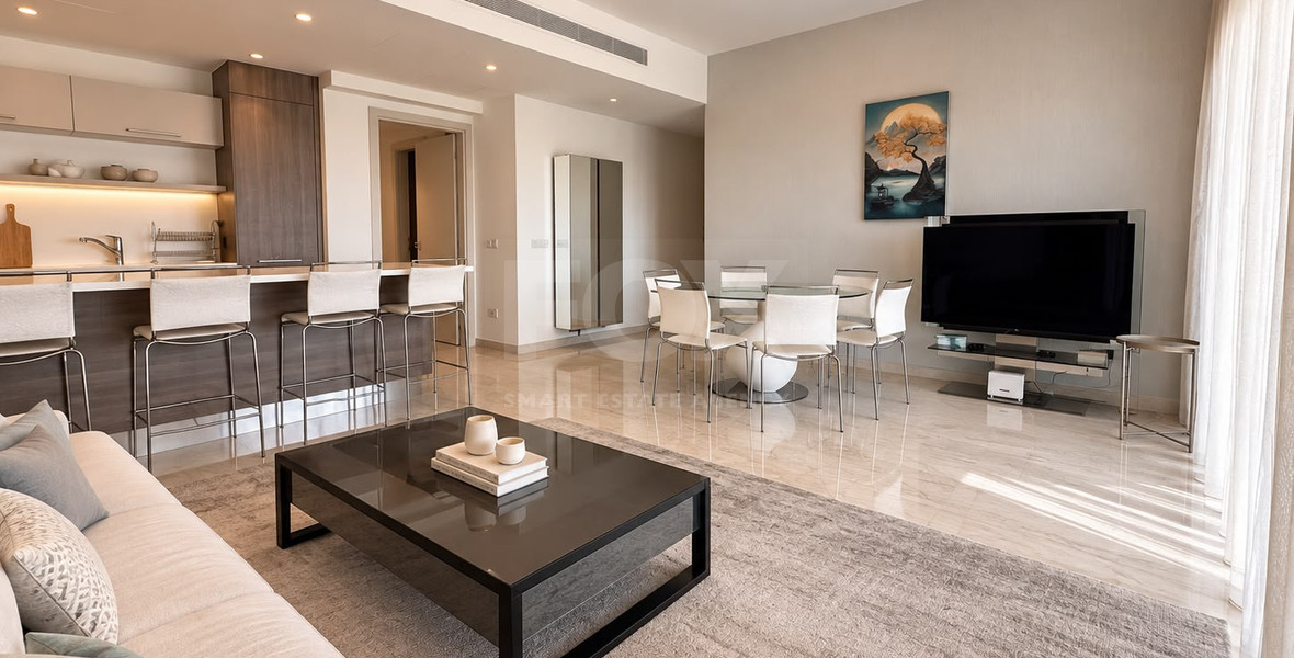 Luxury Two-Bedroom Apartment for Rent in Limassol Marina, Walking Distance to the Beach