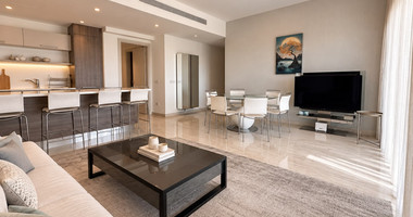 Luxury Two-Bedroom Apartment for Rent in Limassol Marina, Walking Distance to the Beach