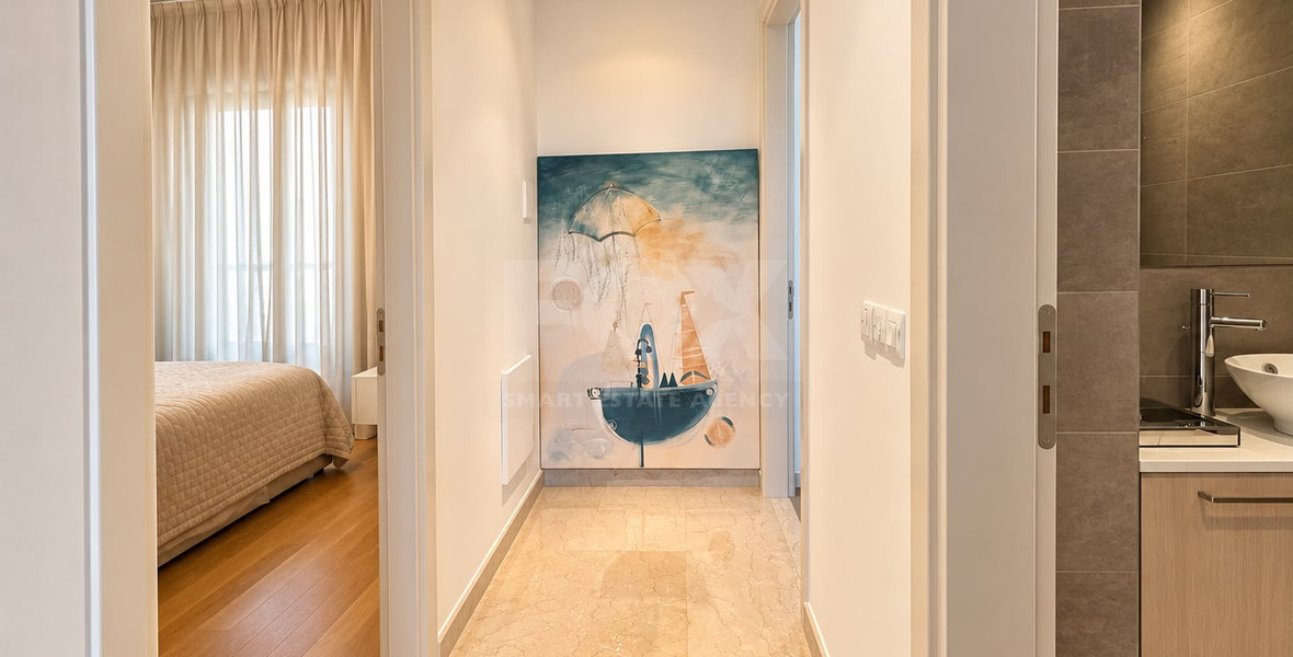 Luxury Two-Bedroom Apartment for Rent in Limassol Marina, Walking Distance to the Beach