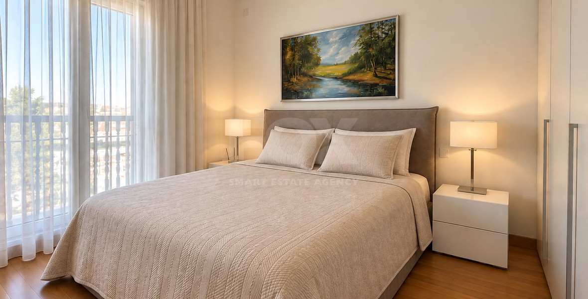 Luxury Two-Bedroom Apartment for Rent in Limassol Marina, Walking Distance to the Beach