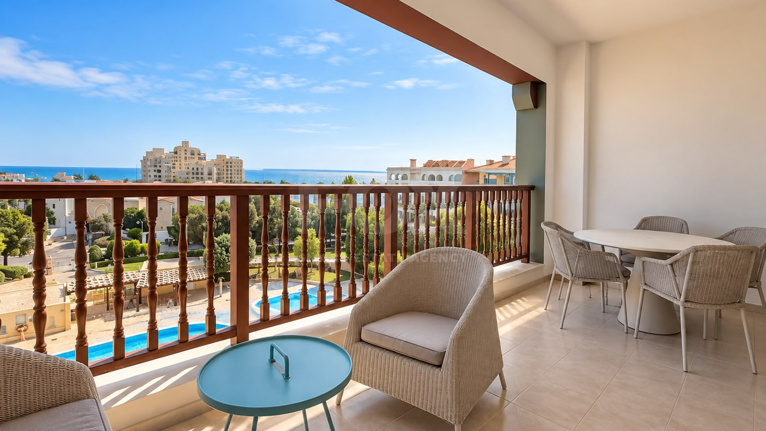 Luxury Two-Bedroom Apartment for Rent in Limassol Marina, Walking Distance to the Beach