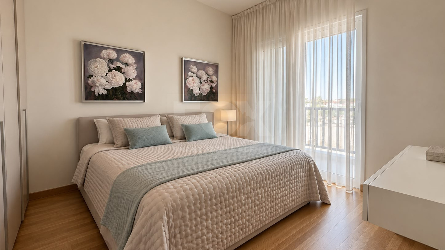 Luxury Two-Bedroom Apartment for Rent in Limassol Marina, Walking Distance to the Beach