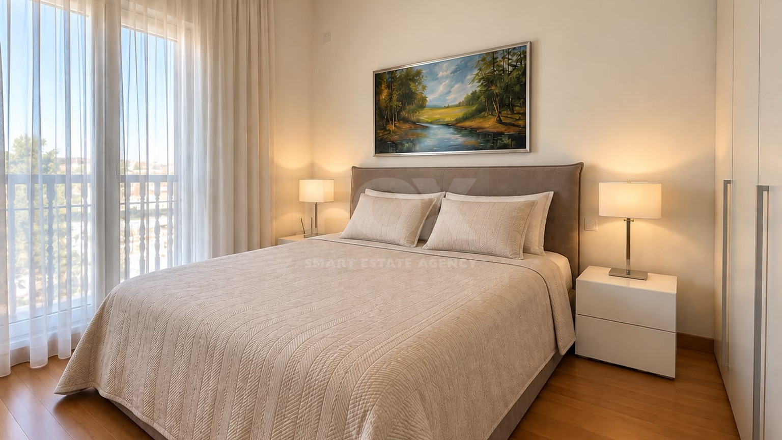 Luxury Two-Bedroom Apartment for Rent in Limassol Marina, Walking Distance to the Beach