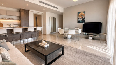 Luxury Two-Bedroom Apartment for Rent in Limassol Marina, Walking Distance to the Beach