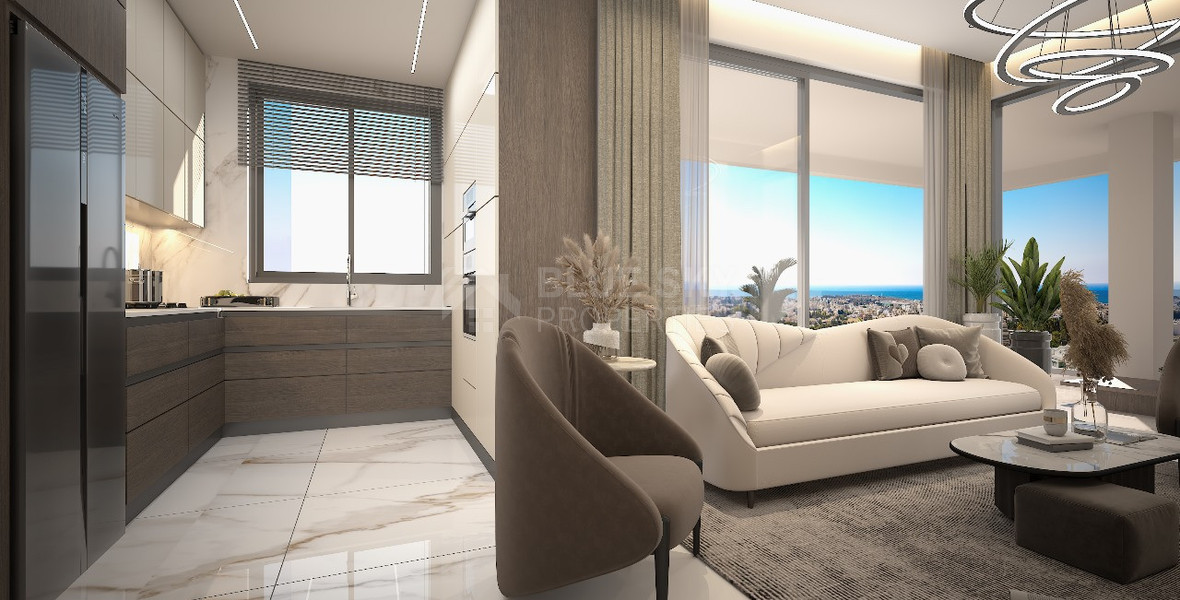 Two-Bedroom Apartment in Central Paphos with Spacious Verandas