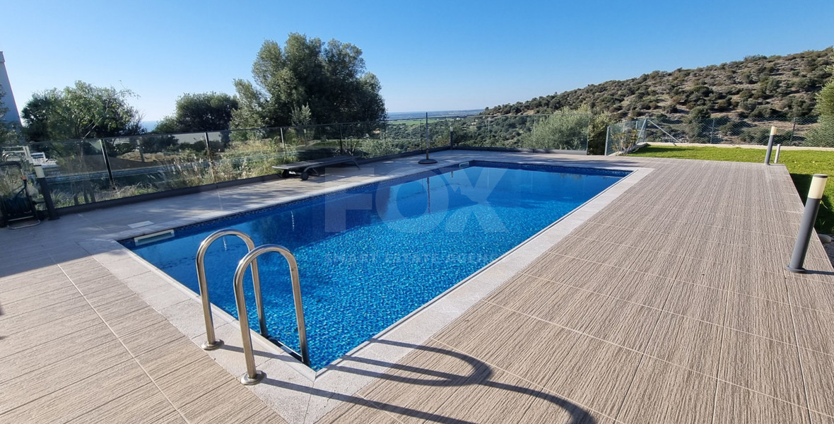 Three Bedroom Villa with Private Pool and Sea Views in Kouklia, Paphos, for sale