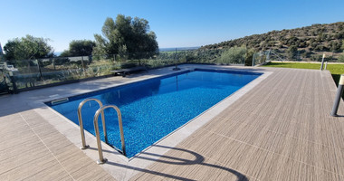 Three Bedroom Villa with Private Pool and Sea Views in Kouklia, Paphos, for sale