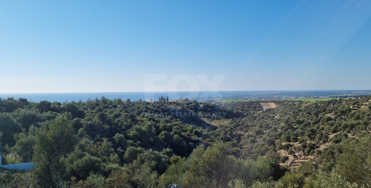 Three Bedroom Villa with Private Pool and Sea Views in Kouklia, Paphos, for sale