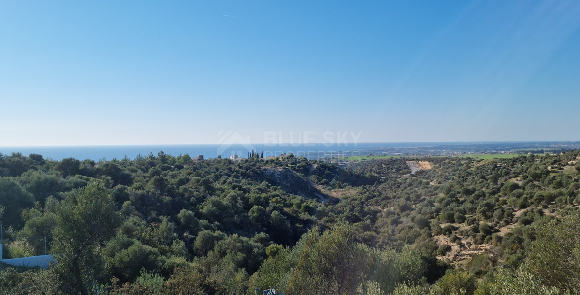Three Bedroom Villa with Private Pool and Sea Views in Kouklia, Paphos, for sale