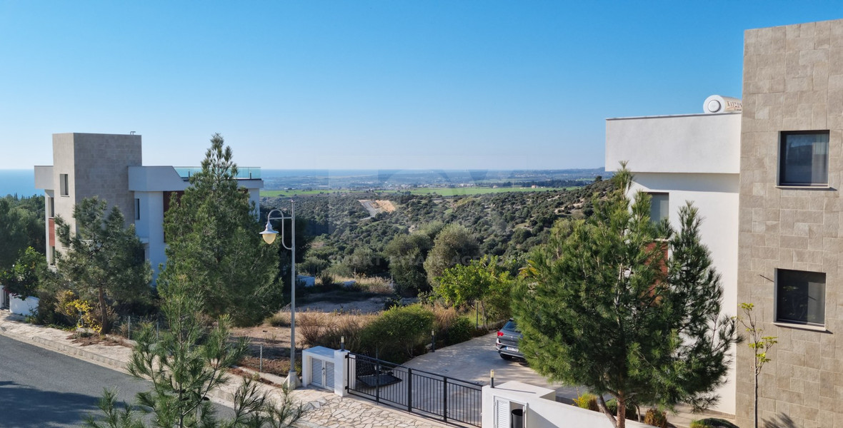 Three Bedroom Villa with Private Pool and Sea Views in Kouklia, Paphos, for sale