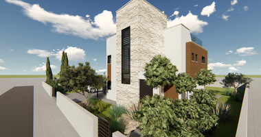 Three Bedroom Villa with Private Pool and Sea Views in Kouklia, Paphos, for sale