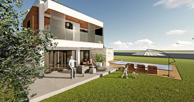 Three Bedroom Villa with Private Pool and Sea Views in Kouklia, Paphos, for sale