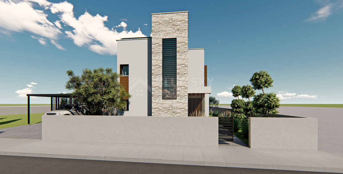 Three Bedroom Villa with Private Pool and Sea Views in Kouklia, Paphos, for sale