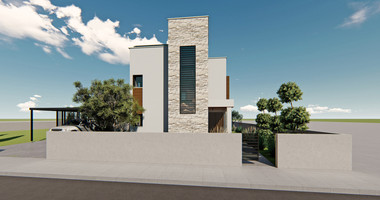 Three Bedroom Villa with Private Pool and Sea Views in Kouklia, Paphos, for sale