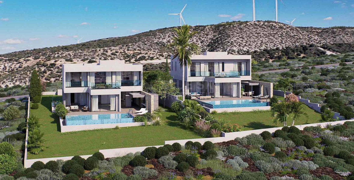 Two bedroom luxury villa in Veus Rock area , in Kouklia, for sale