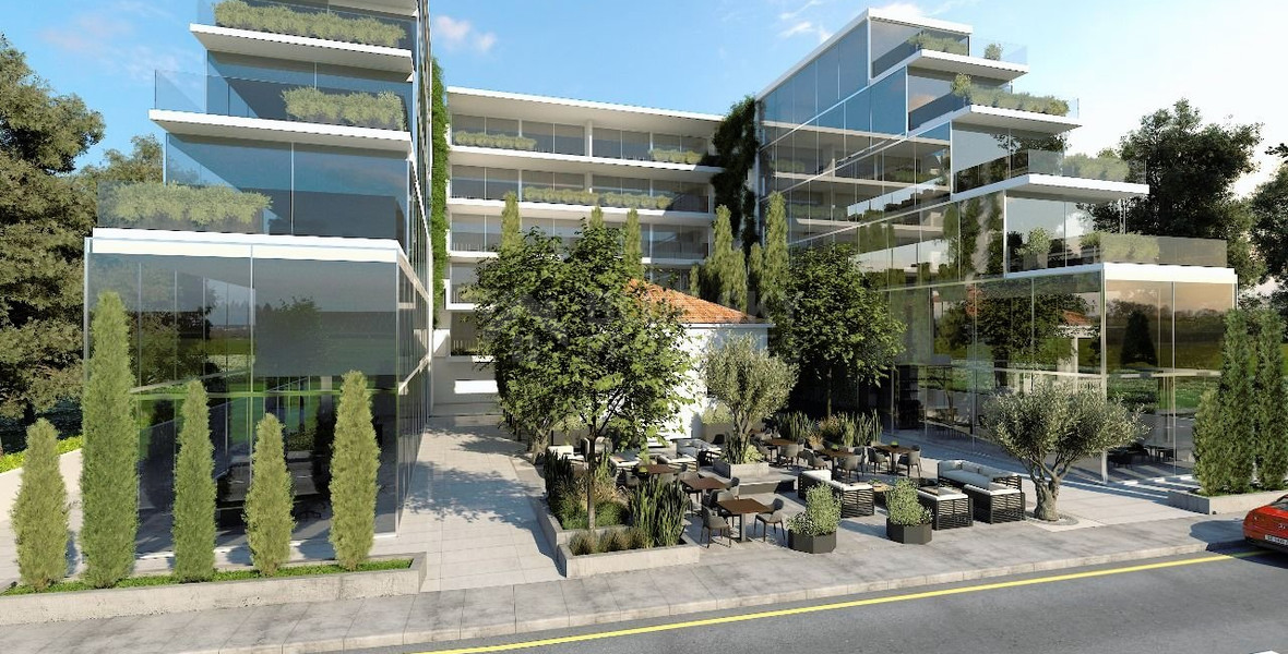 Two bedroom apartment on third floor in Paphos Center for sale