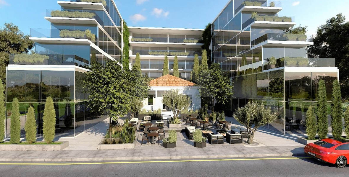 Two bedroom apartment on third floor in Paphos Center for sale