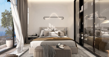 Two bedroom apartment on third floor in Paphos Center for sale