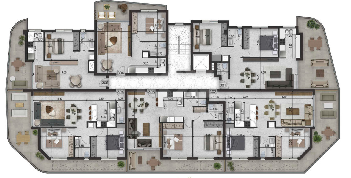2-Bedroom Apartment with Expansive Wraparound Veranda in Omonia