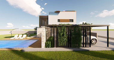 Four Bedroom Villa with Private Pool and Sea Views in Kouklia, Paphos, for sale