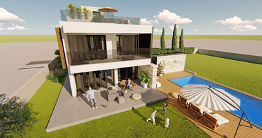 Four Bedroom Villa with Private Pool and Sea Views in Kouklia, Paphos, for sale