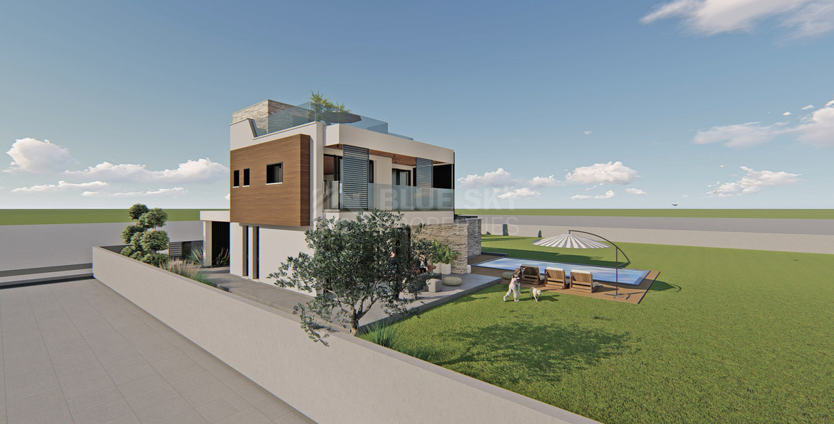 Four Bedroom Villa with Private Pool and Sea Views in Kouklia, Paphos, for sale