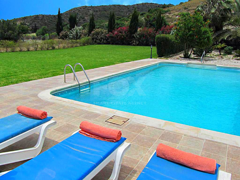 Panoramic 3-Bed Pissouri Villa with Sea Views and Pool
