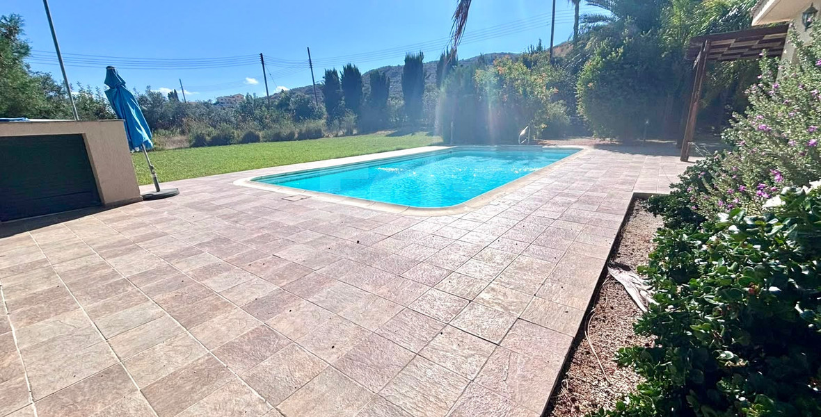 Panoramic 3-Bed Pissouri Villa with Sea Views and Pool