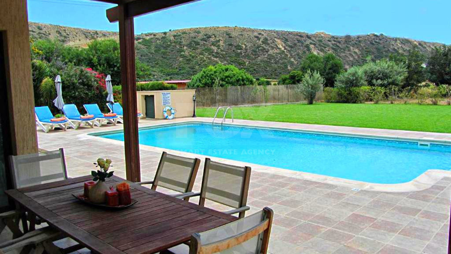 Panoramic 3-Bed Pissouri Villa with Sea Views and Pool