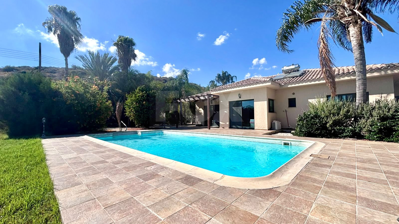 Panoramic 3-Bed Pissouri Villa with Sea Views and Pool