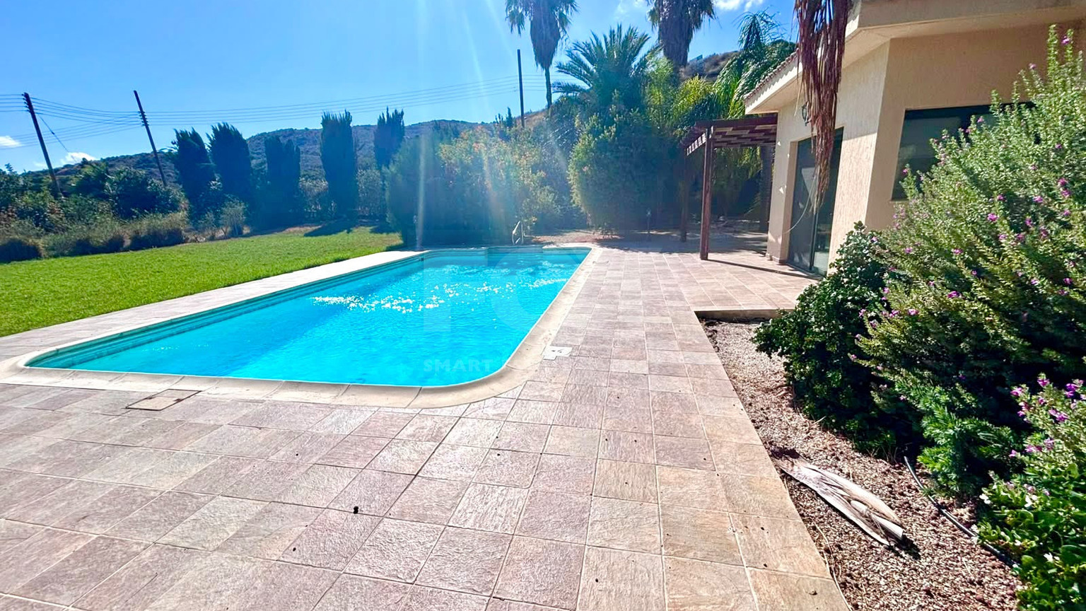Panoramic 3-Bed Pissouri Villa with Sea Views and Pool