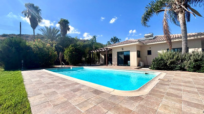Panoramic 3-Bed Pissouri Villa with Sea Views and Pool
